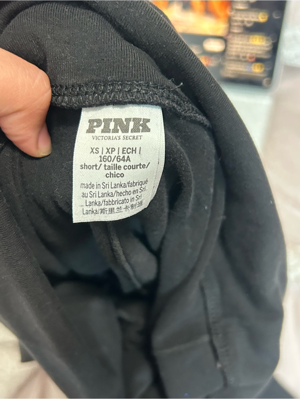 PINK Victoria's Secret Black Men's Jogger Pants